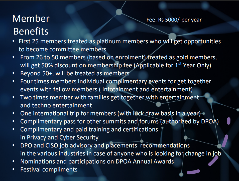 Member Benefits of the Data Protection Officers Association